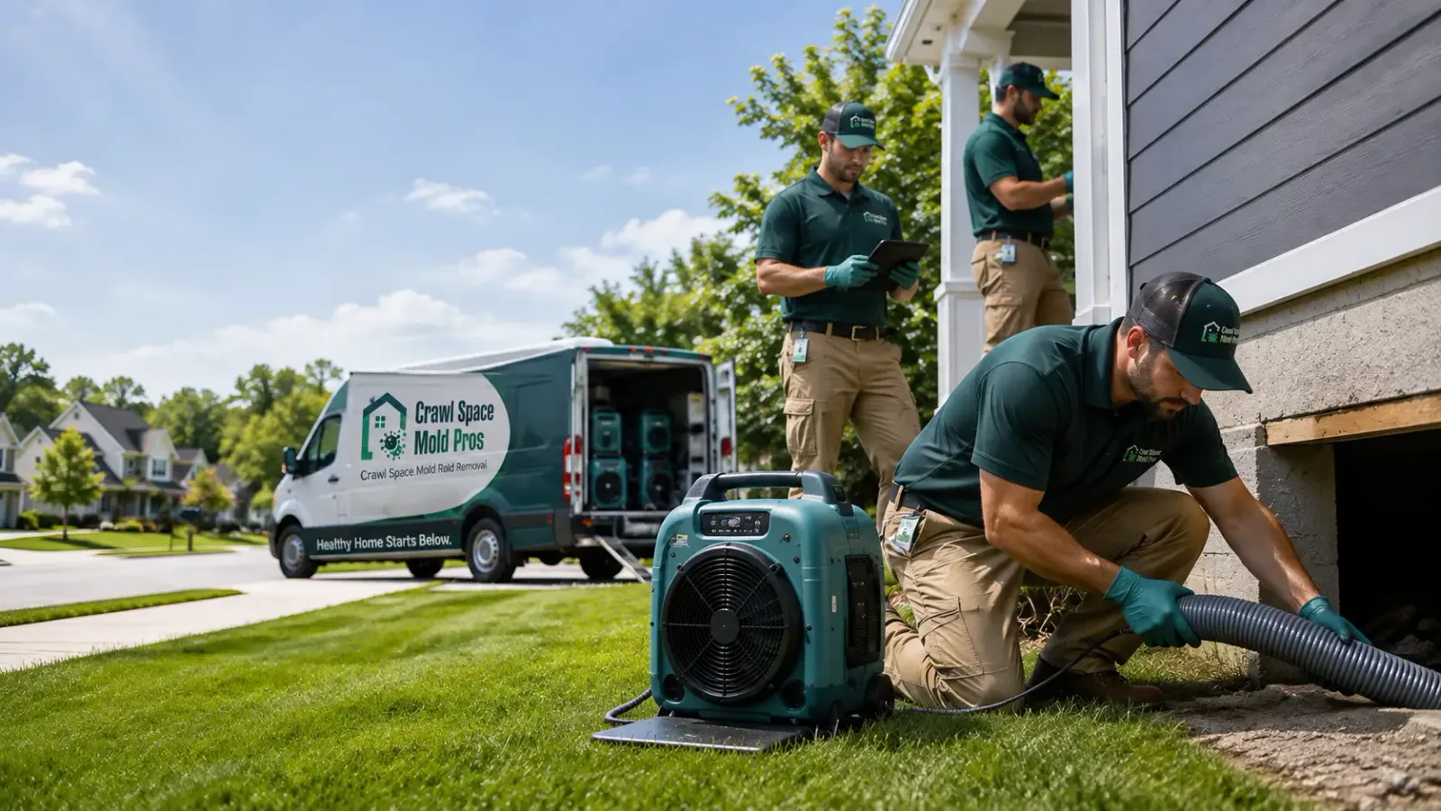 Crawl Space Mold Removal in Fowler, OH